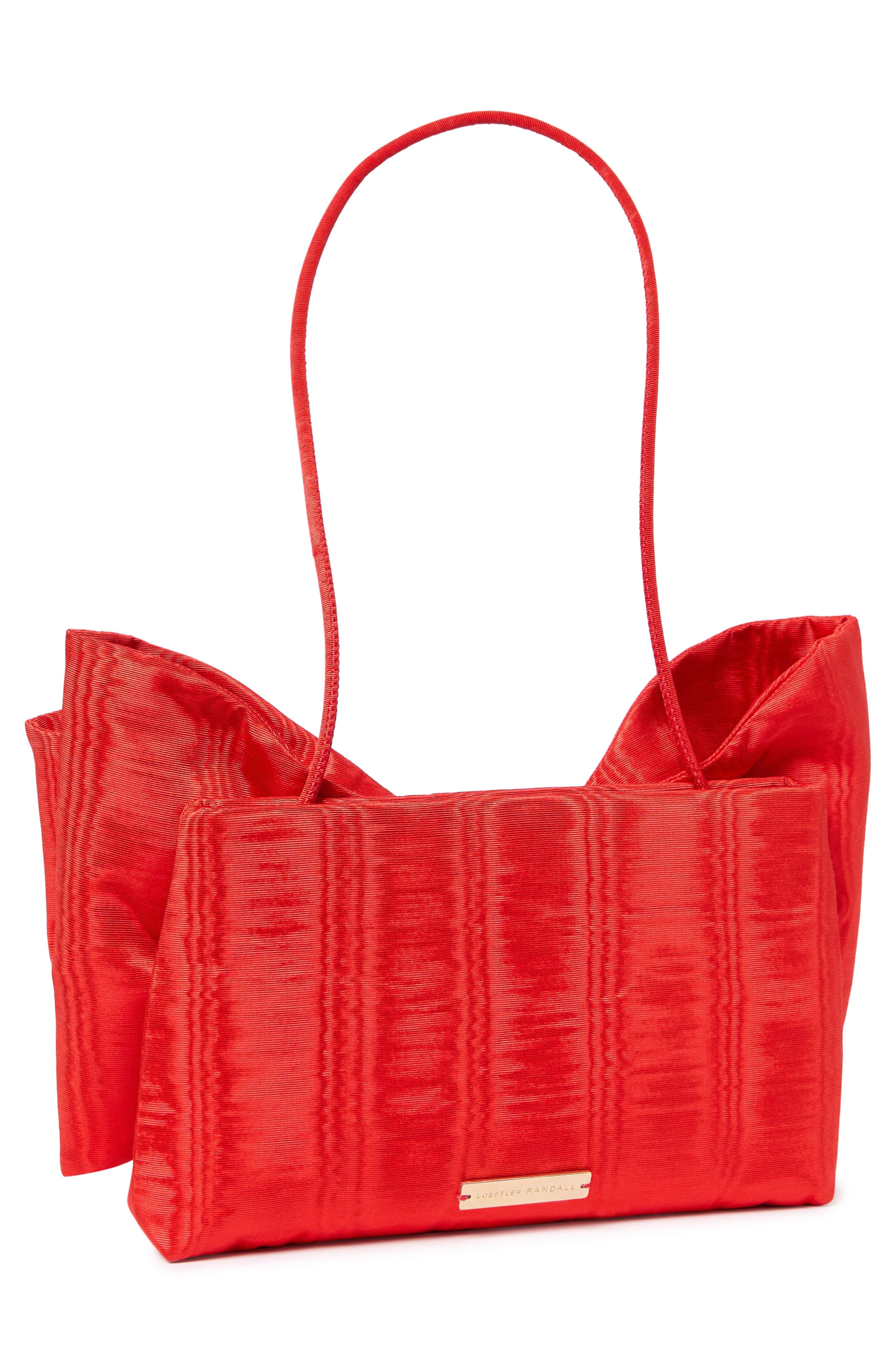Loeffler Randall Valerie Bow Clutch, Alternate, color, Red