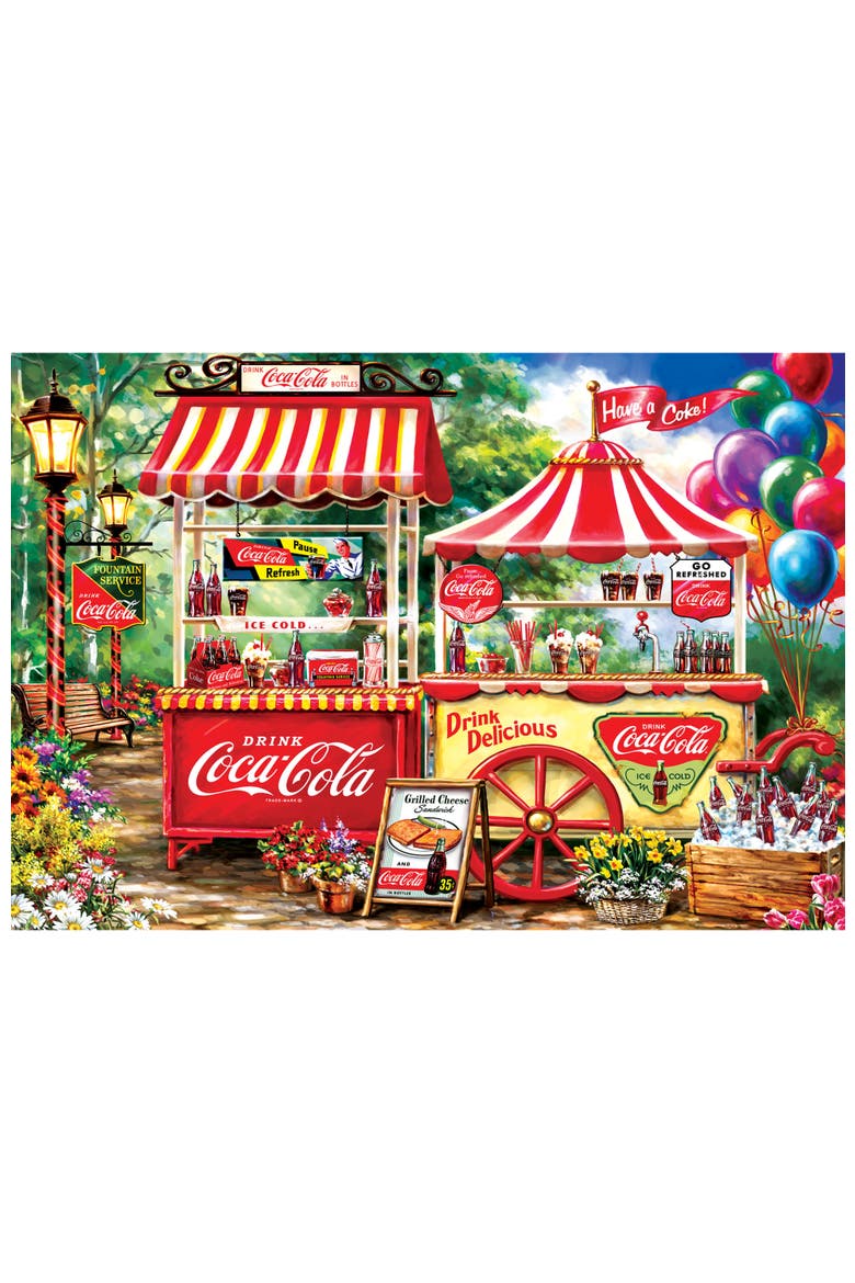 Coca-Cola Stand 2000 Piece Jigsaw Puzzle, Alternate, color, Multicolor