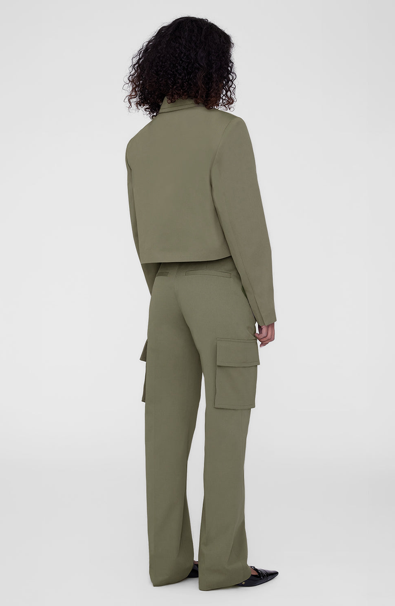 ANINE BING Olive Dayton Jacket, Alternate, color, Olive