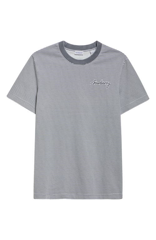 BURBERRY BURBERRY STRIPE CHEST LOGO T-SHIRT