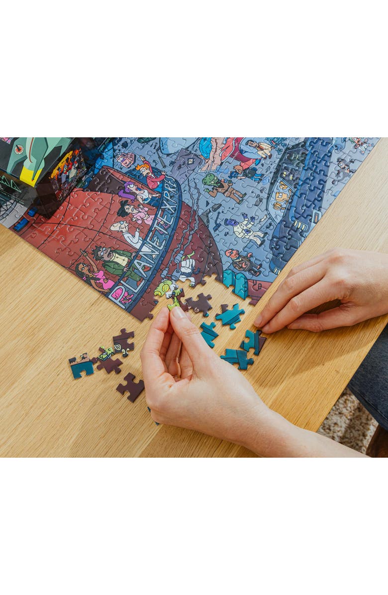 Futurama Bender vs. Zoidberg 1000-Piece Jigsaw Puzzle | Toynk Exclusive, Alternate, color, Multi-Color