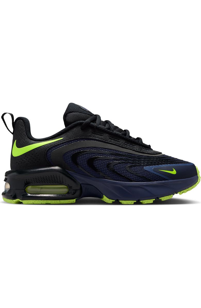 Nike Kids' Air Max Fire Sneaker, Alternate, color, Blackened Blue/ Volt/ Black