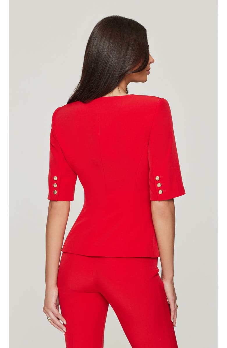 Generation Love Tilly Crepe Jacket, Alternate, color, Cherry