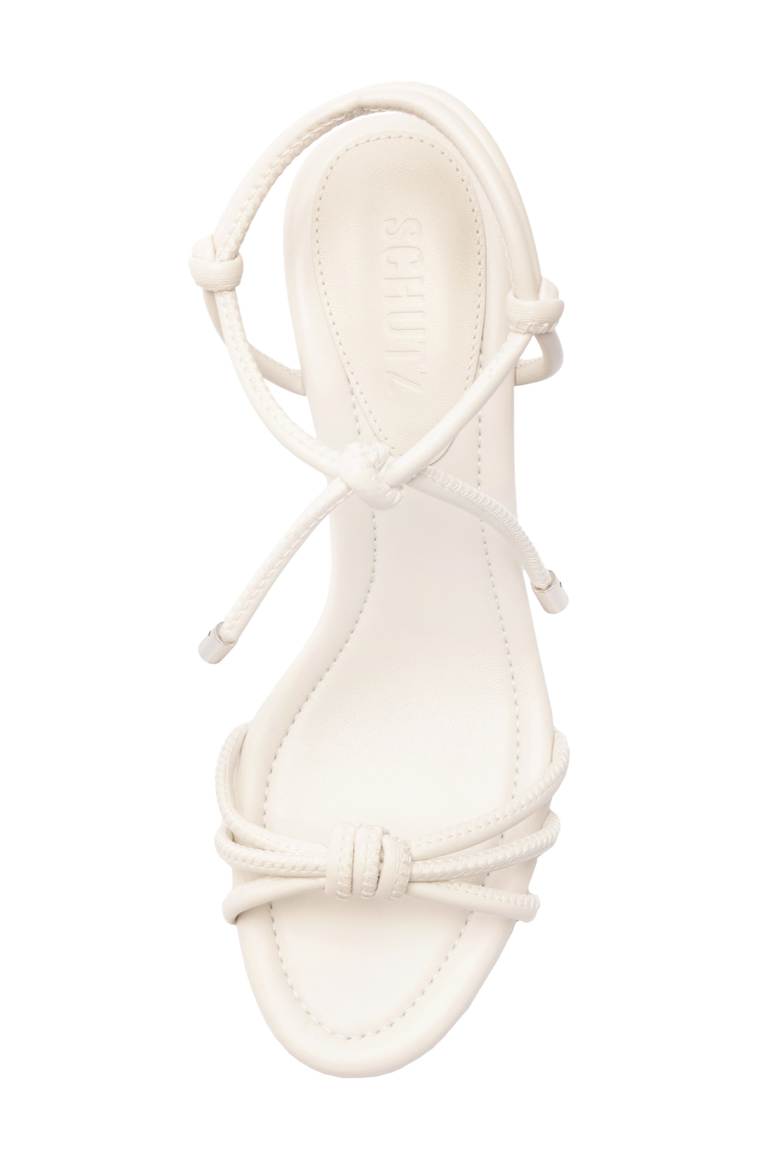 Schutz Kate Ankle Wrap Sandal, Alternate, color, 