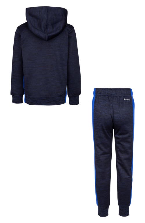 Nike Kids' Therma-fit Hoodie & Joggers Set In Blue