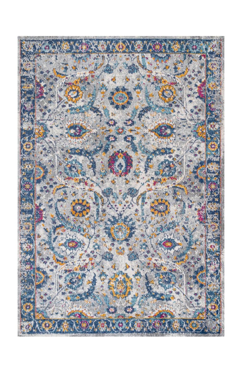JONATHAN Y Izil Modern Persian Area Rug, Main, color, Light Gray/Blue