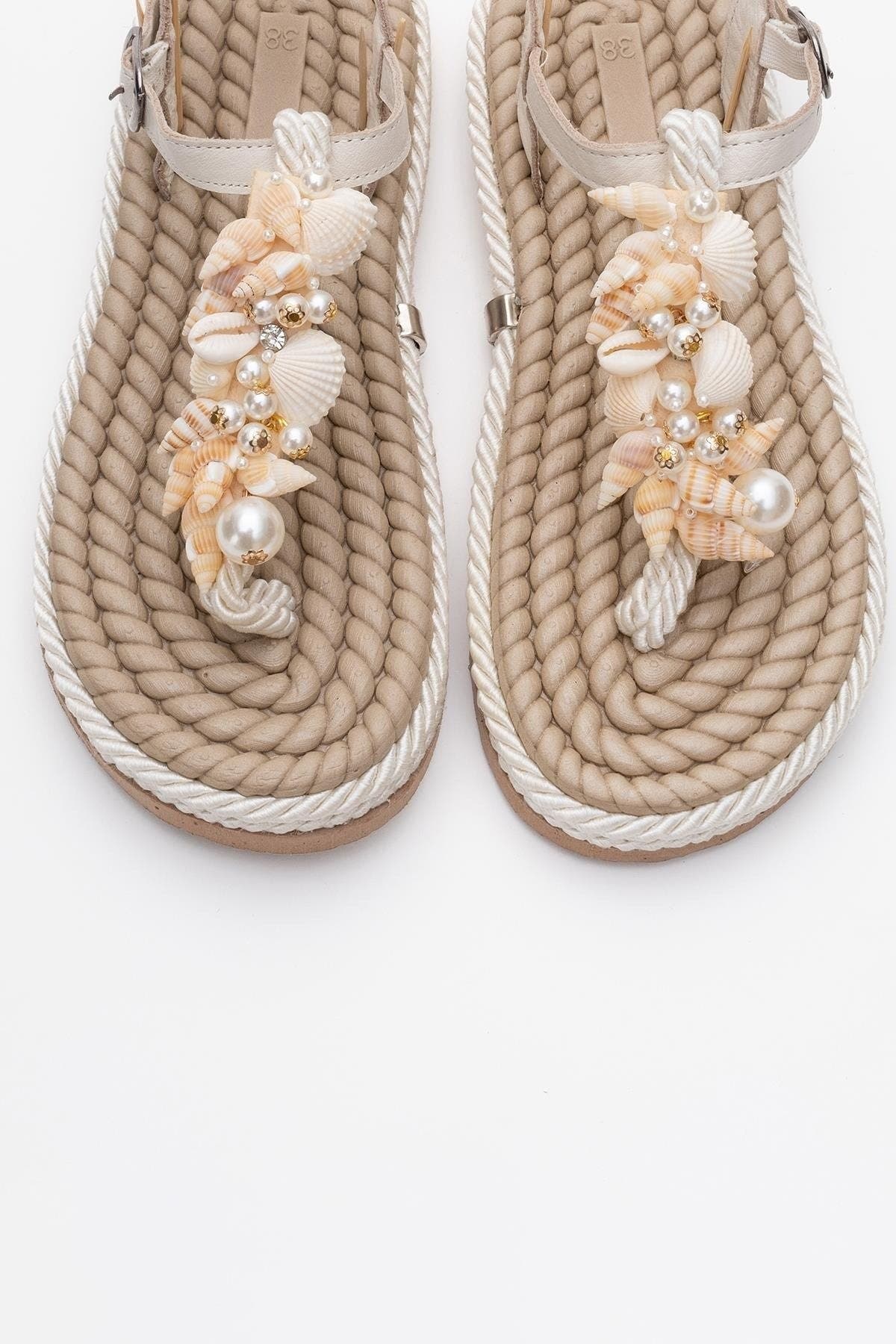 Forever & Always Shoes Lely Leather Thong Sandal, Alternate, color, Beige Leather