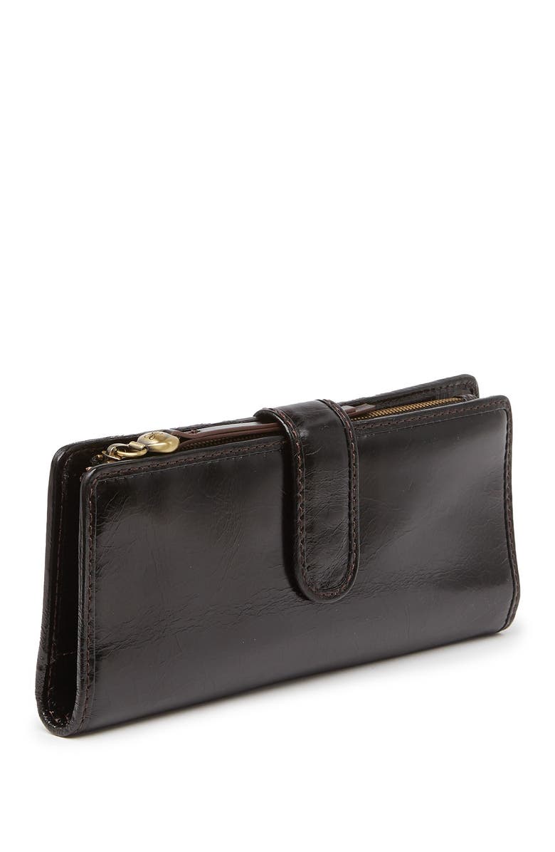 HOBO Roman Leather Wallet, Main, color, 