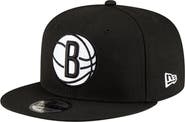 New Era Men's New Era Black Brooklyn Nets 9FIFTY Snapback Hat