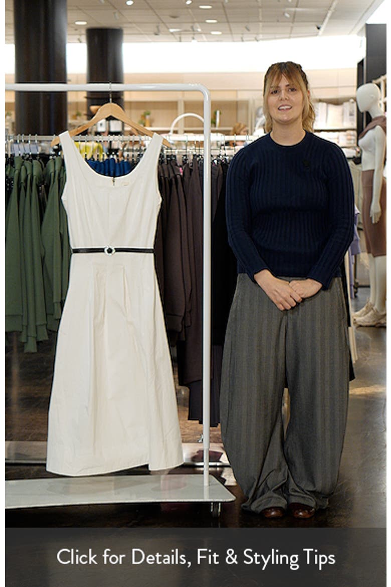 Sleeveless Cotton Midi Sundress video