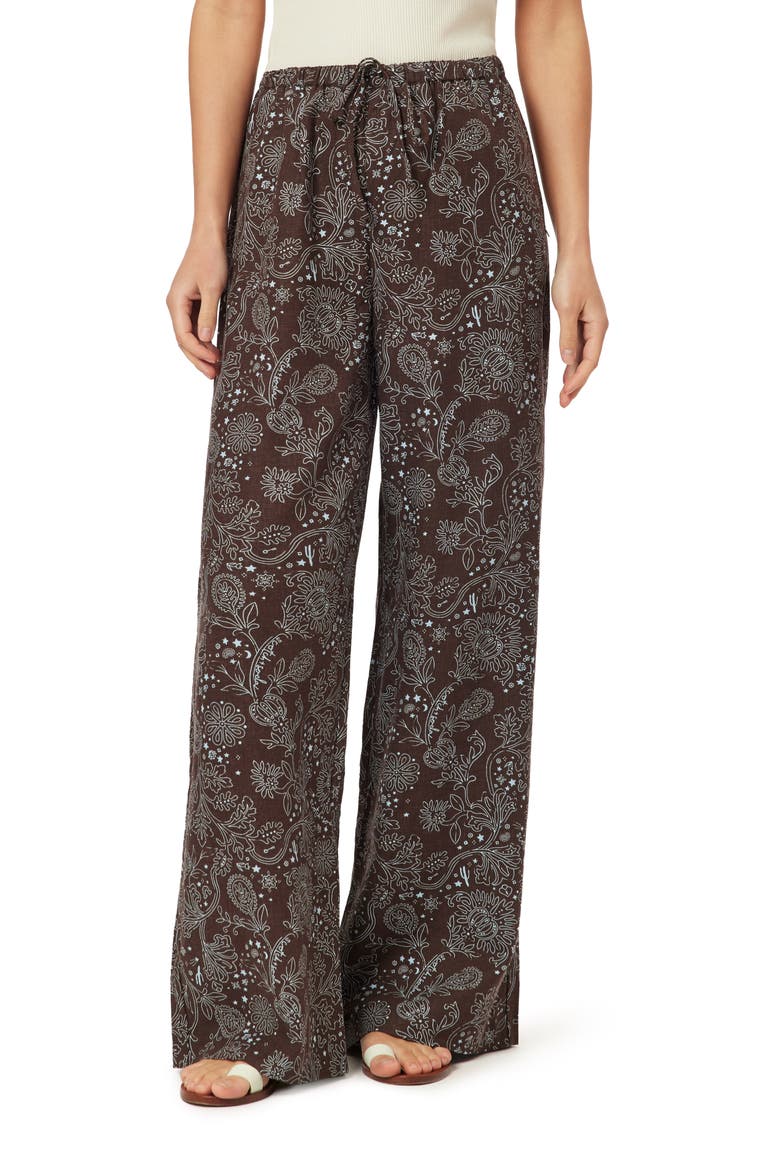 Pull-On Pants, Main, color, HOT FUDGE ALL-OVER BANDANA