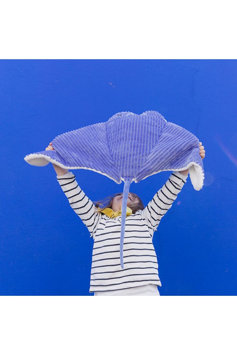 Manta Ray Mom & Her Baby  - Secret Keeper Plush Toy, Eco-Friendly, Soft & Washable, Alternate, color, Purple