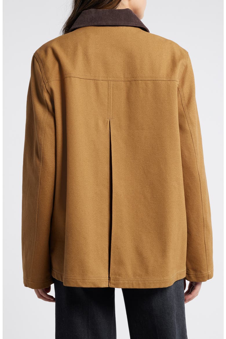 Hazel Canvas Jacket, Alternate, color, SADDLE