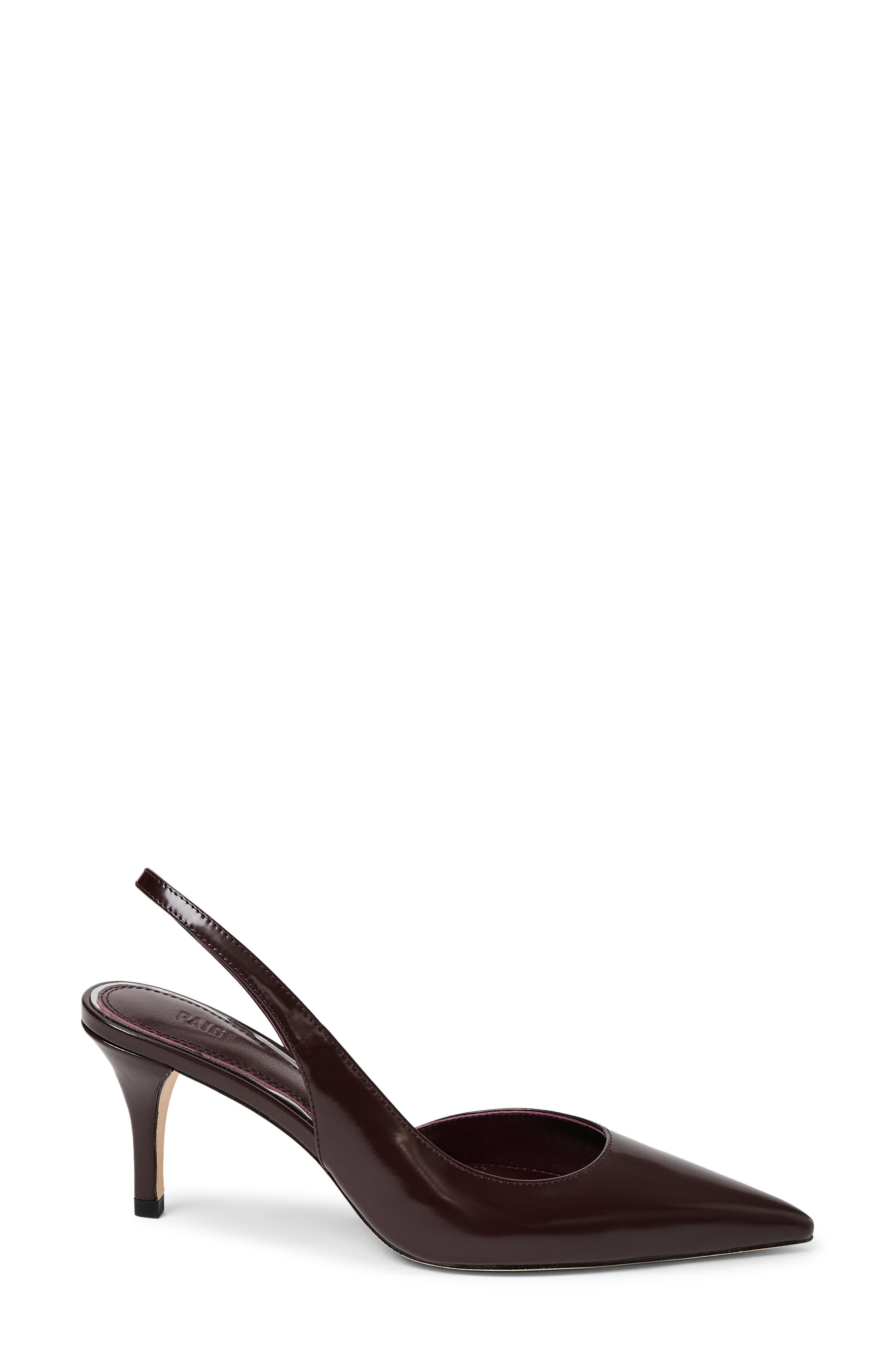 Aven Pointed Toe Slingback Pump, Alternate, color, BORDEAUX