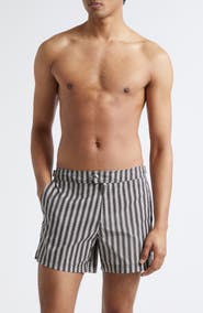 TOM FORD Geometric Print Compact Swim Trunks