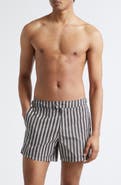 TOM FORD Geometric Print Compact Swim Trunks