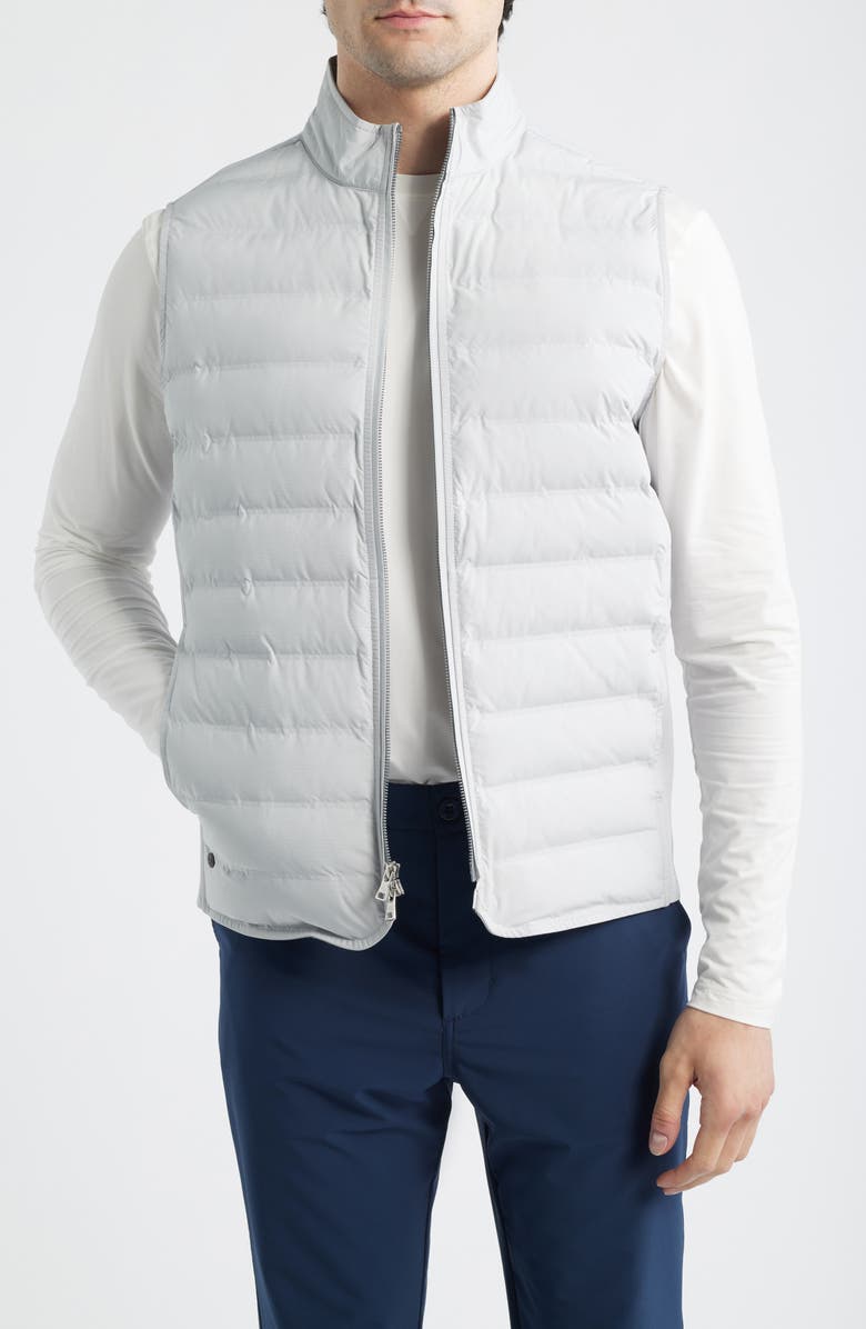 Peter Millar Crown Crafted Winsome Hybrid Vest, Main, color, British Grey