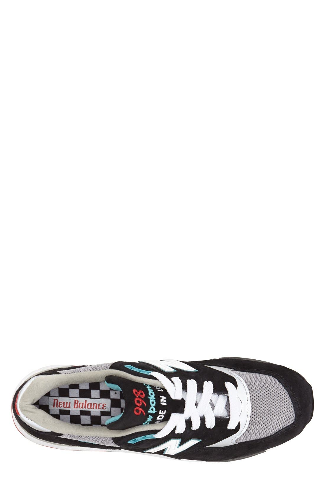 'Connoisseur Collection - 998' Sneaker, Alternate, color, BLACK/ GREY