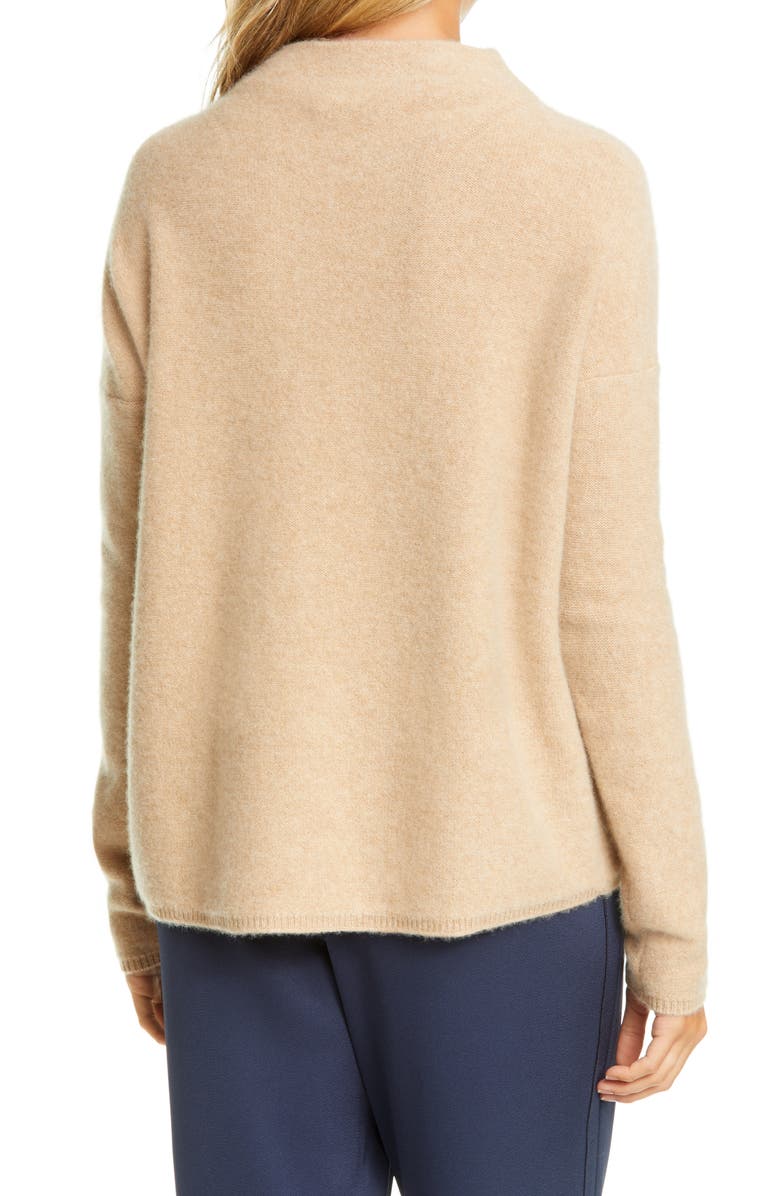 Vince Funnel Neck Boiled Cashmere Sweater, Alternate, color,