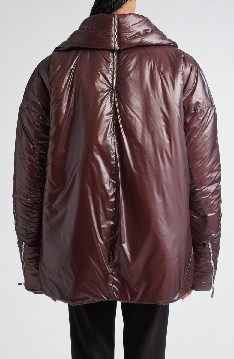 Helmut Lang Apex Down Cocoon Jacket, Alternate, color, Burgundy - Qsn