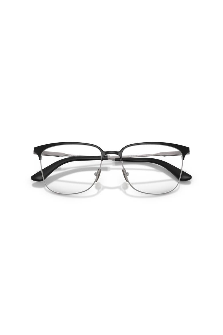 55mm Rectangle optical glasses, Alternate, color, Black