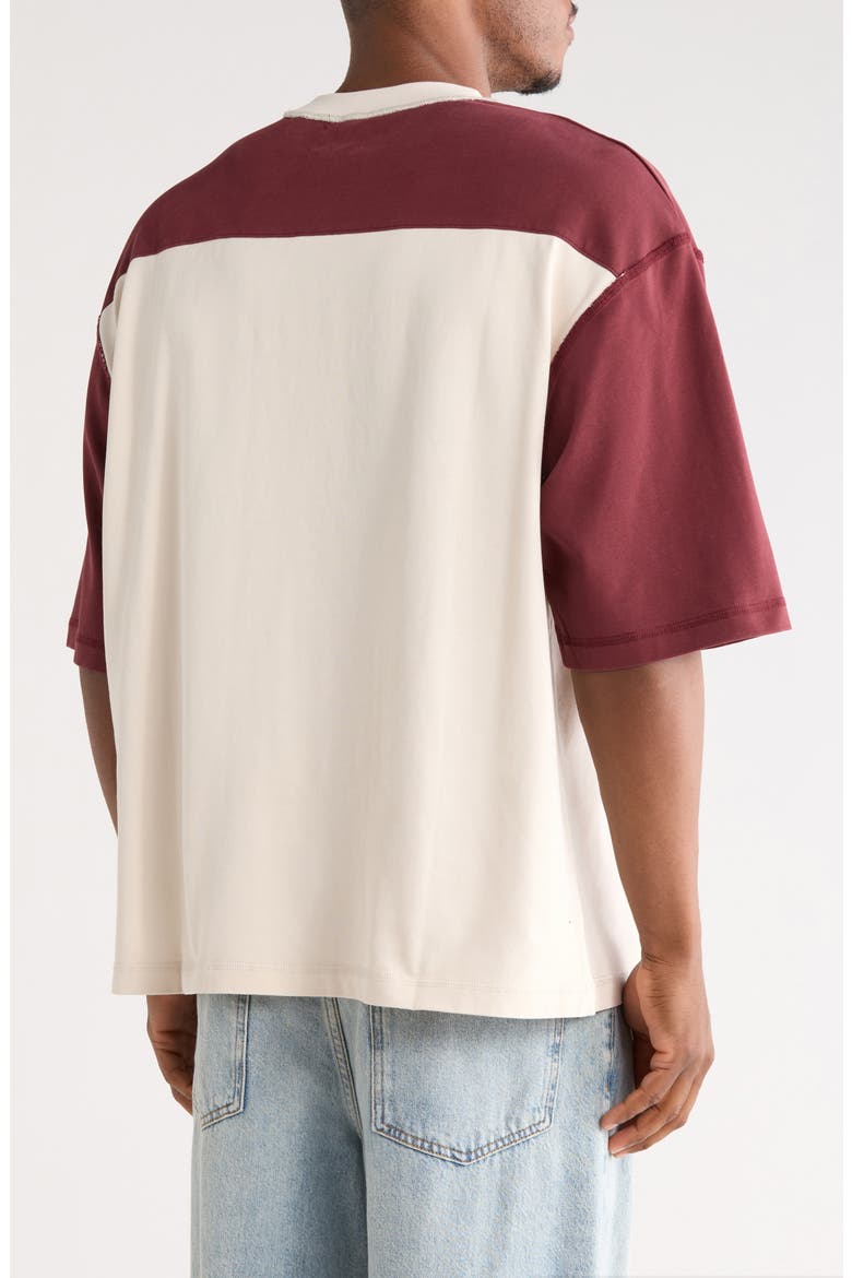 Eagle Yoke Graphic T-Shirt, Alternate, color, MAROON/ ANTIQUE WHITE