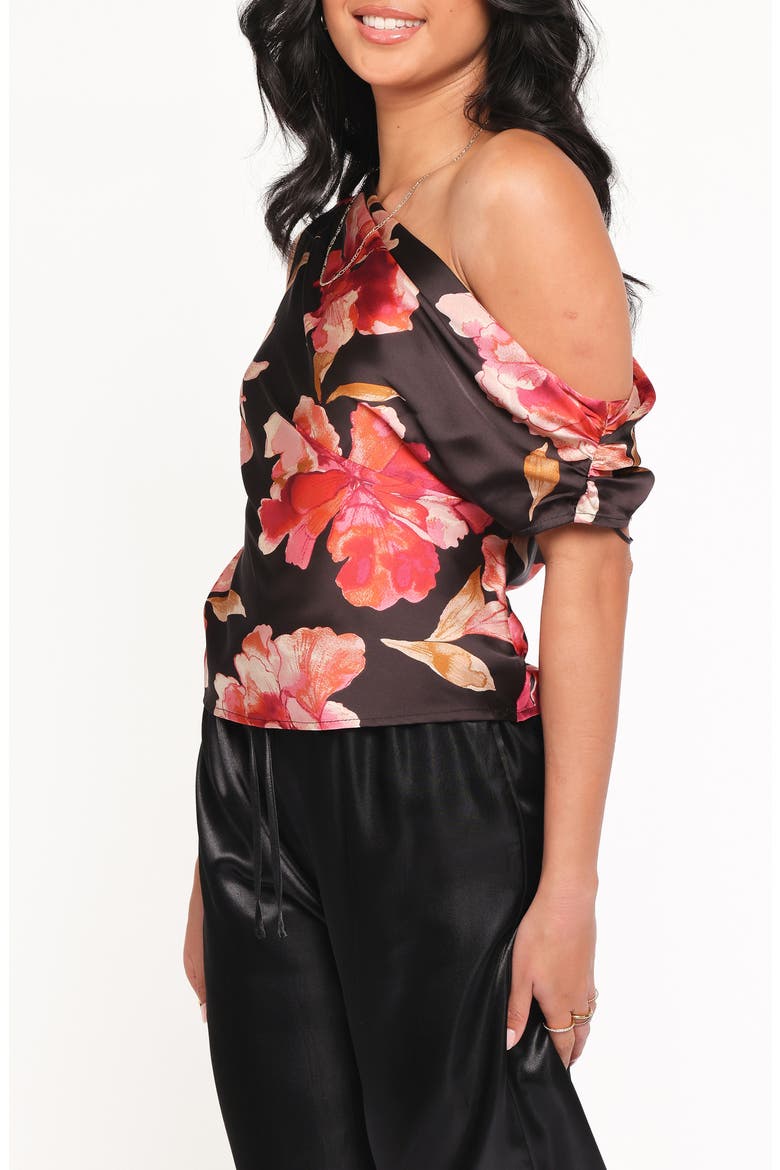 Yolanda One-Shoulder Satin Top, Alternate, color, MIDNIGHT ORCHID