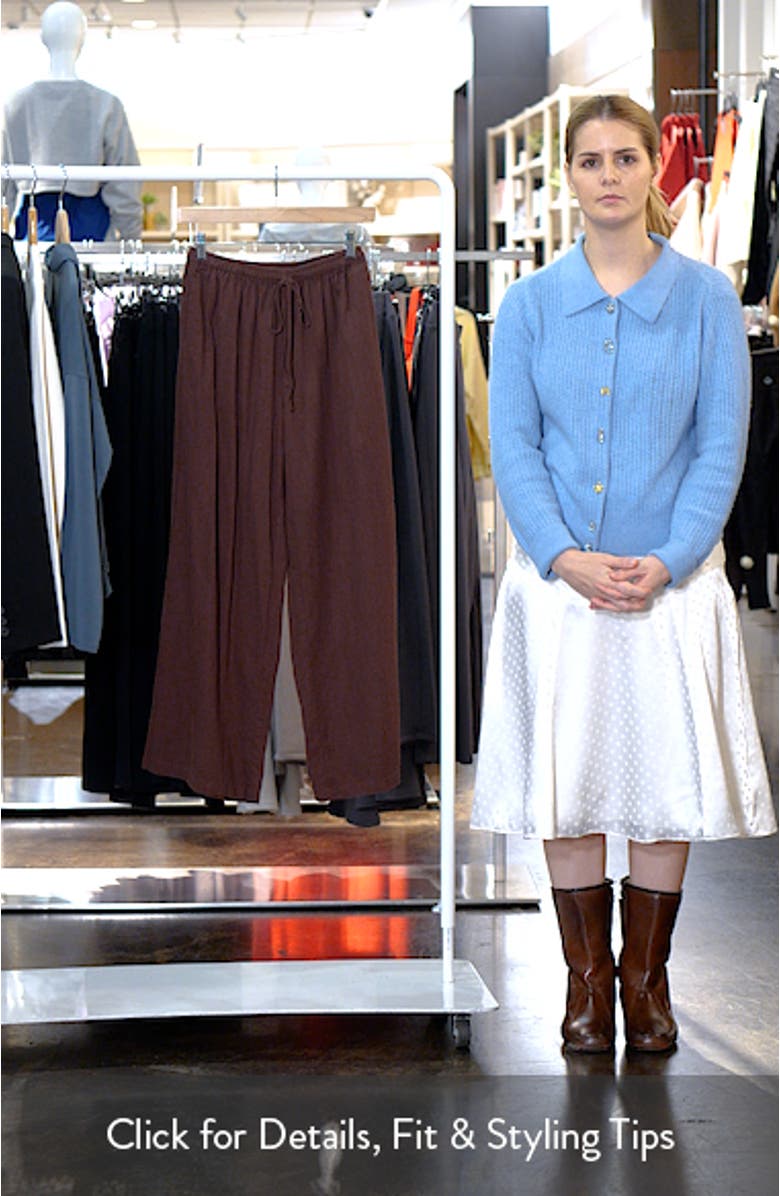 Zane Drawstring Wide Leg Pants, sales video thumbnail