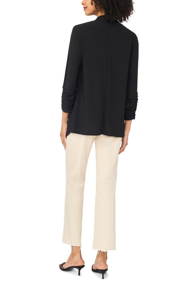 Waterfall Cardigan, Alternate, color, RICH BLACK