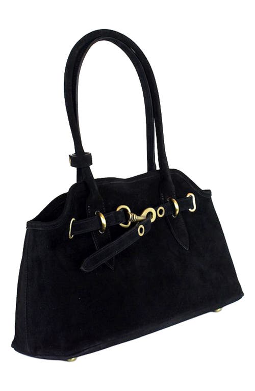 Persaman New York Heather Shoulder Bag In Black