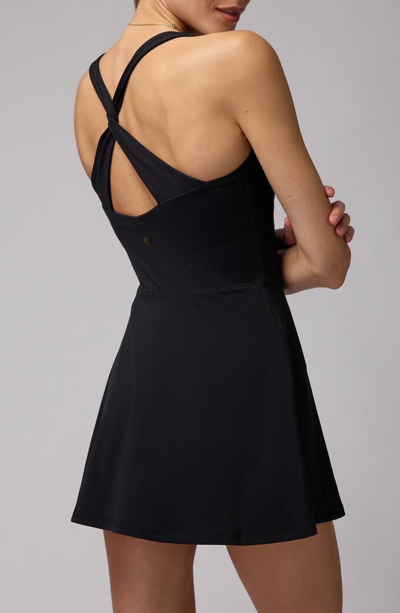 Spiritual Gangster Lexi Active Dress, Alternate, color, Black