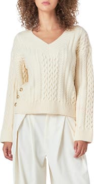 Endless Rose Cable Stitch Sweater