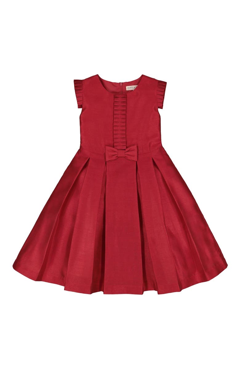 open lace back dress Sleeveless Ponte Skater Dress main image 0