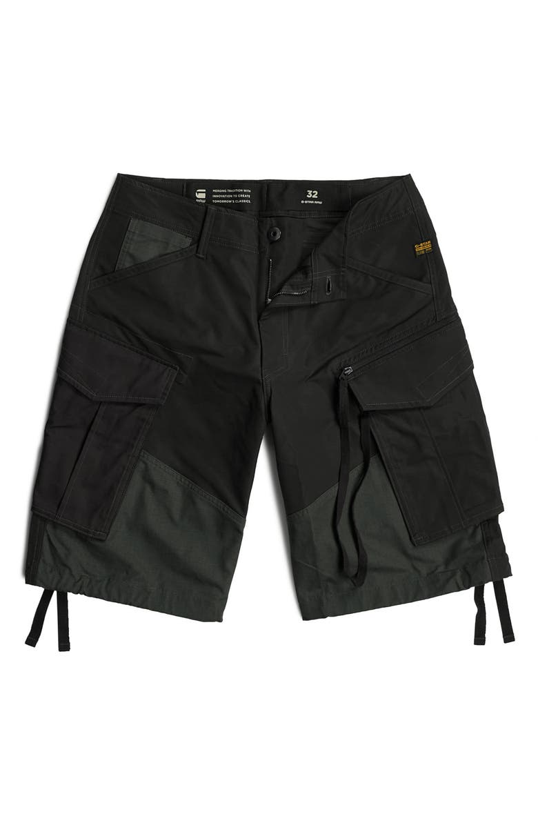 G-STAR Rovic Loose Fit Cargo Shorts, Alternate, color, Dark Black