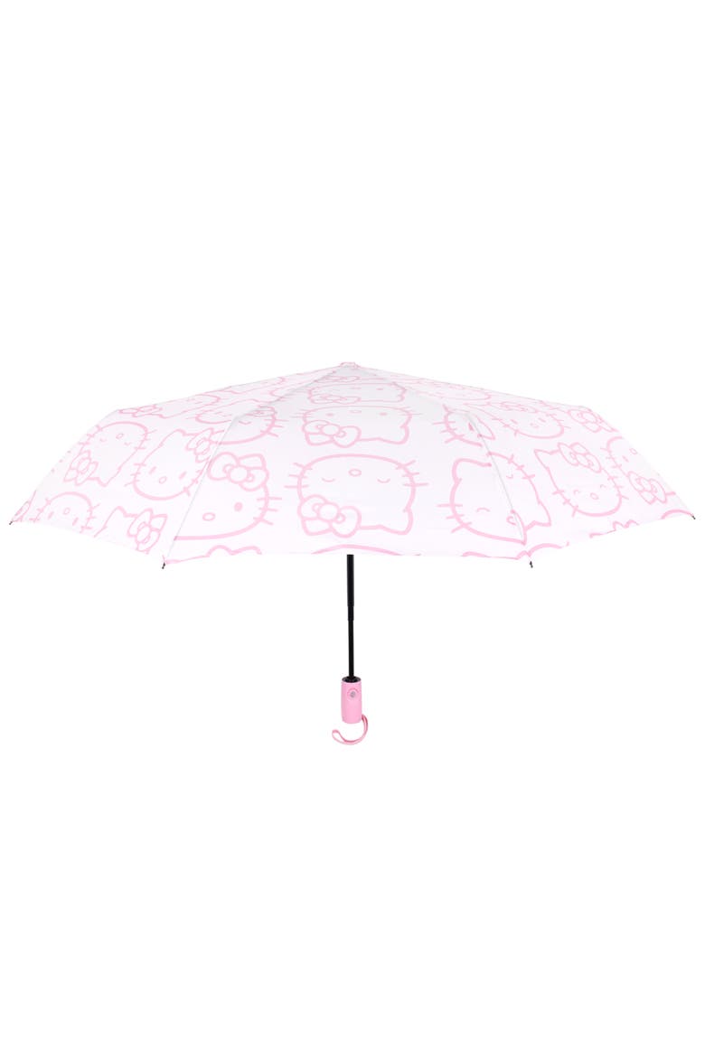 Expression Outline Print Umbrella, Main, color, WHITE/PINK