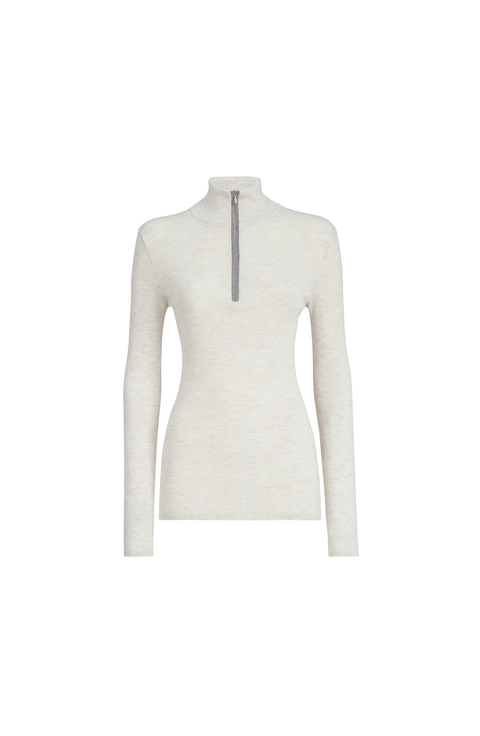 Virgin wool and cashmere sweater