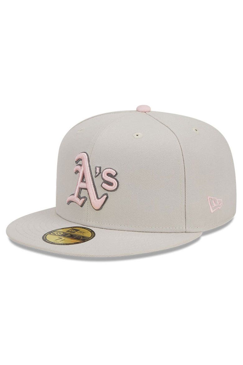 Men's New Era  Khaki Oakland Athletics 2023 Mother's Day On-Field 59FIFTY Fitted Hat, Alternate, color, Khaki