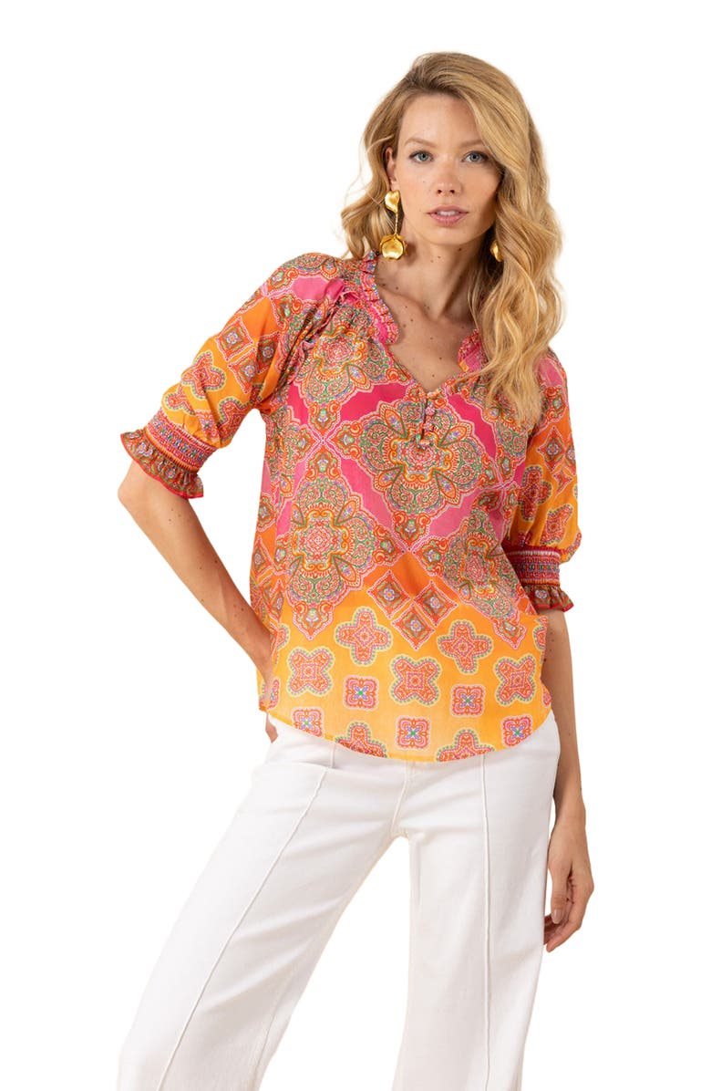 Hale Bob Eileen Voile Top, Alternate, color, 