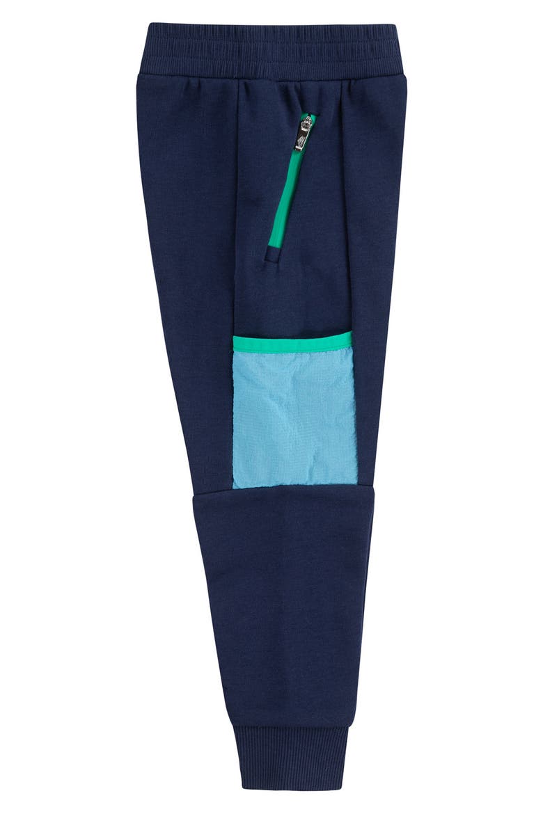 Kids' French Terry Joggers, Alternate, color, MIDNIGHT NAVY