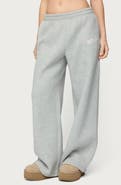 EDIKTED Lover Wide Leg Sweatpants