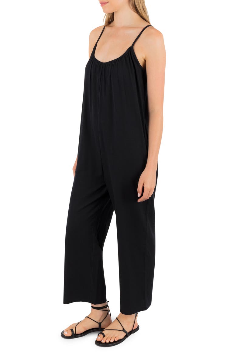 New Heights Jumpsuit, Alternate, color, BLACK