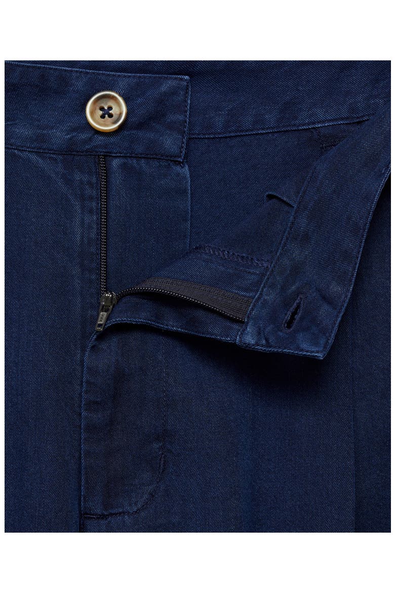 Pleated Wide Leg Pants, Alternate, color, DARK BLUE