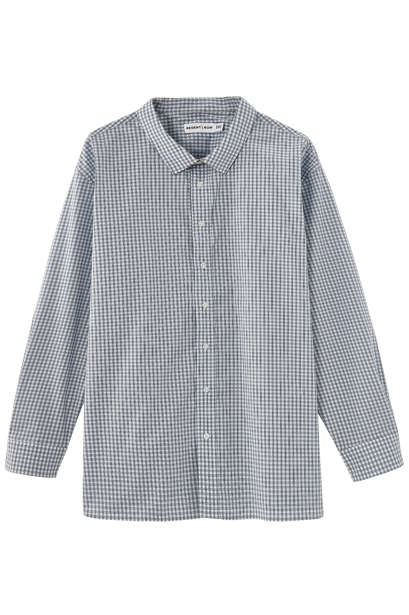 Regent Row Men's Big and Tall Long Sleeve Stanton Shirt, Tailored Fit, Performance Fabric & Ventilated Armholes in Green-Plaid 