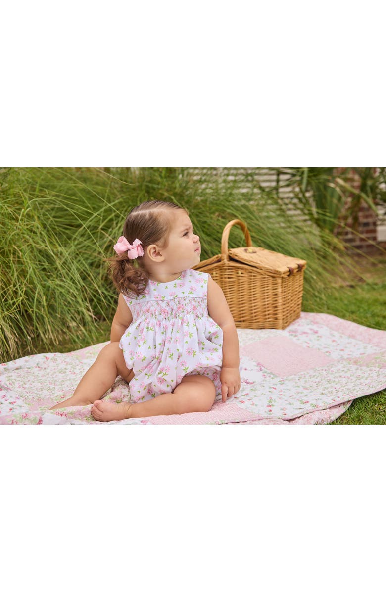 Little English Floral Simply Smocked Bubble, Alternate, color, Meriwether Floral