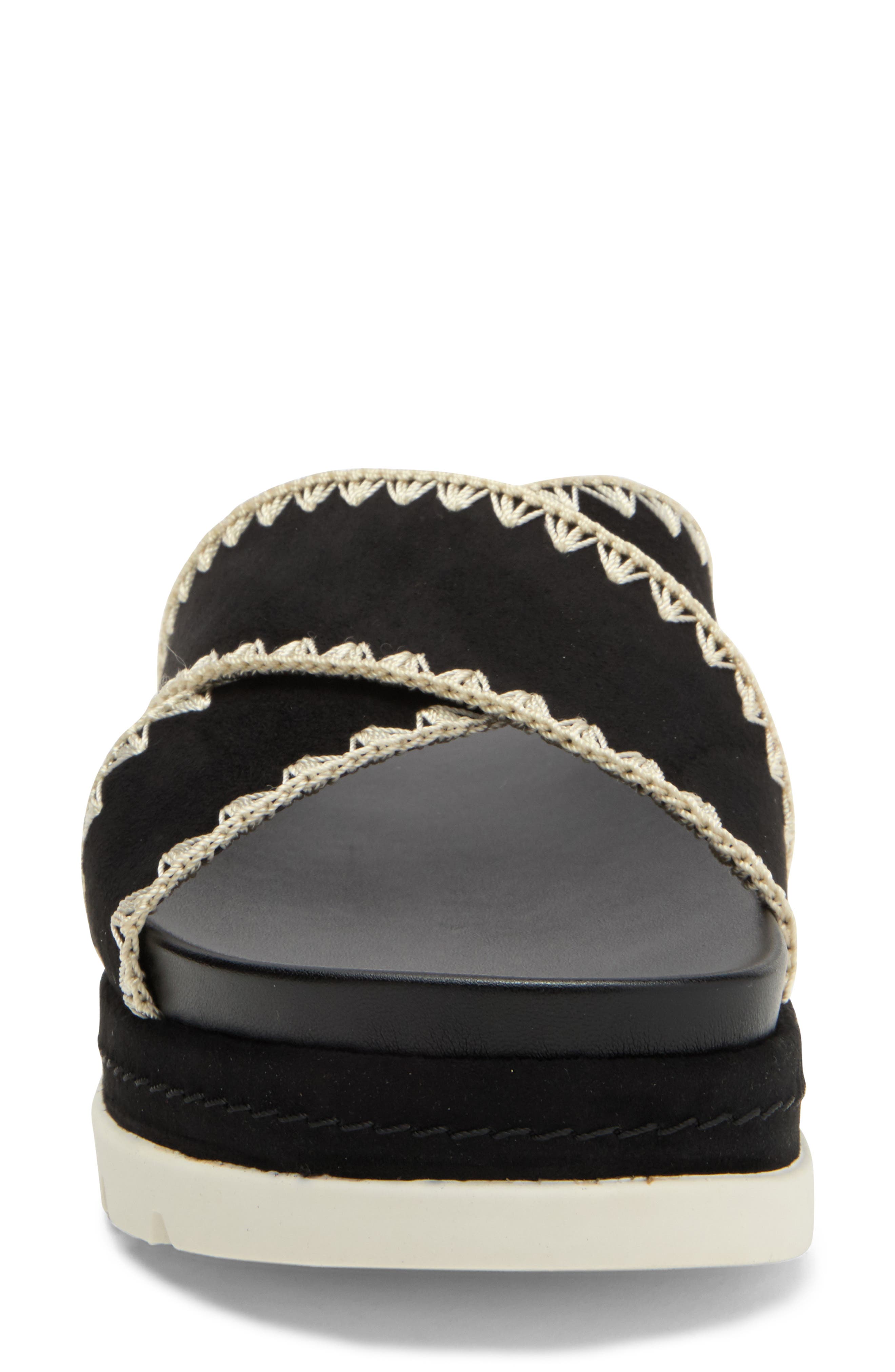 JSlides Whipstitched Platform Sandal, Alternate, color, 