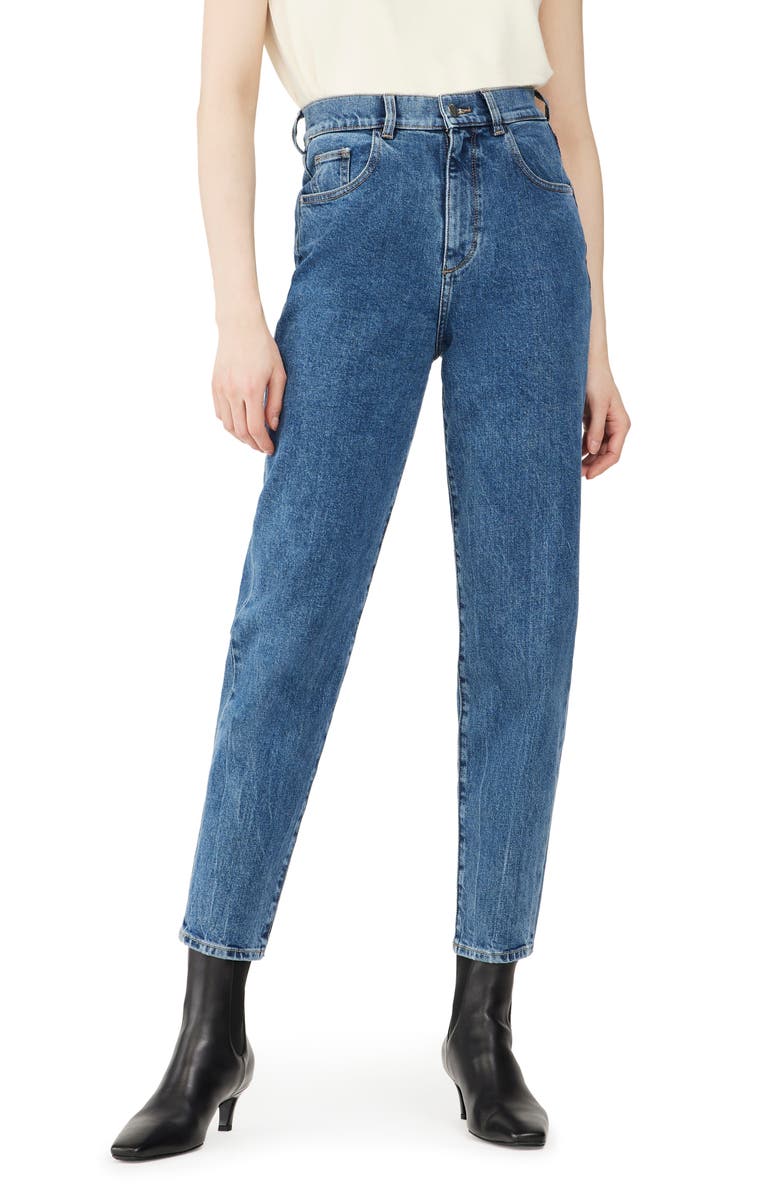 DL1961 Sydney High Waist Tapered Barrel Jeans, Main, color, 
