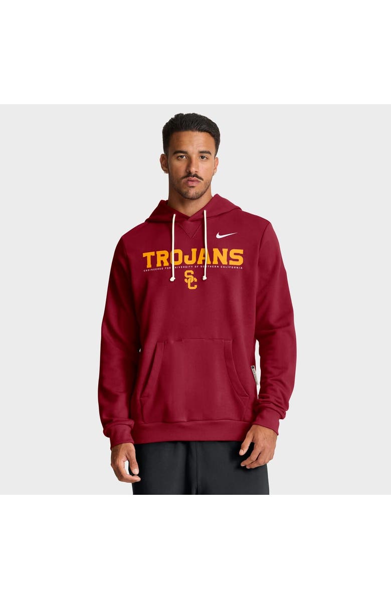 Nike Men's Nike Cardinal USC Trojans 2025 Sideline Standard Issue Dri-FIT Hoodie, Main, color, Cardinal