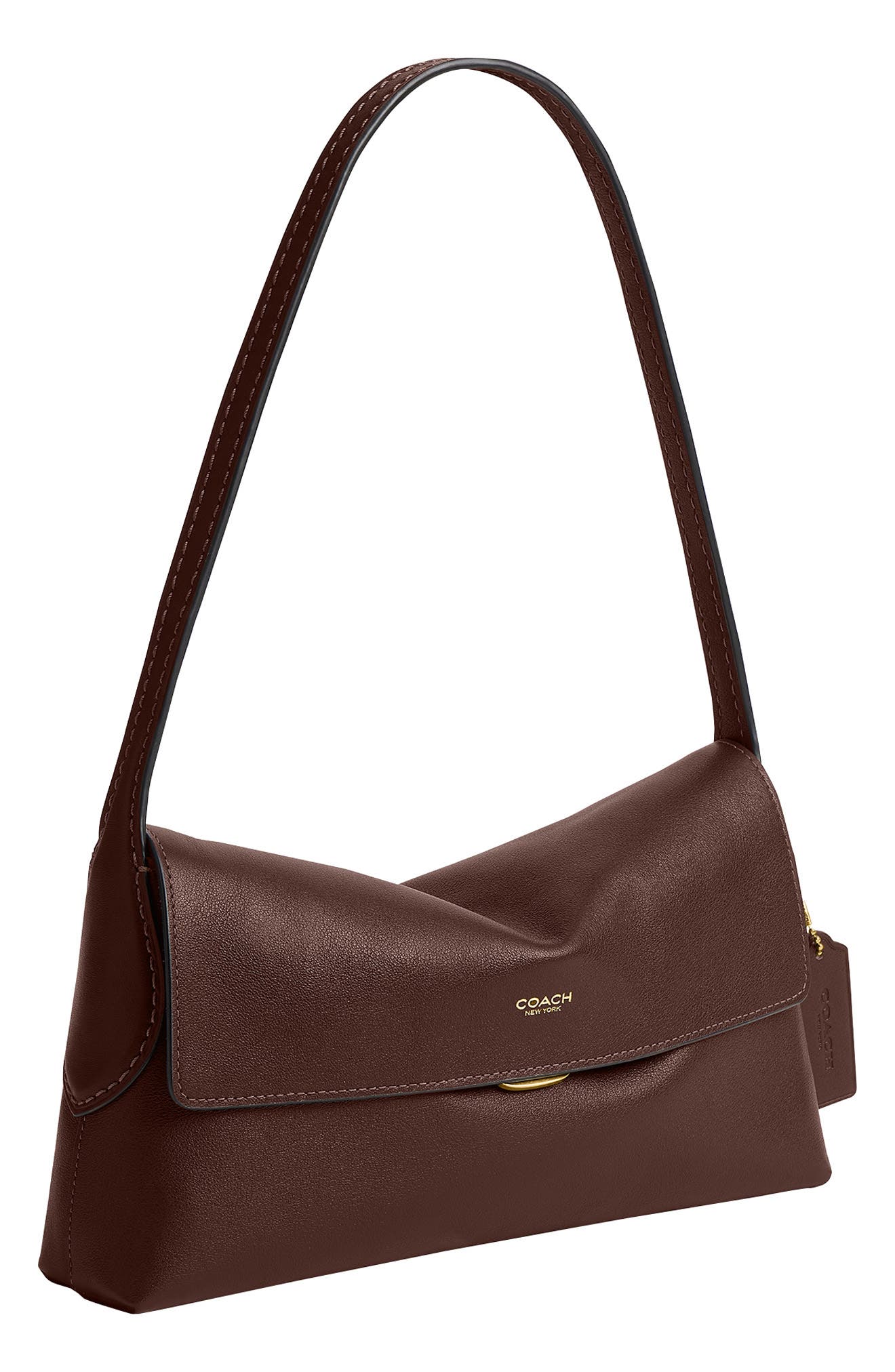 Chelsea 26 Leather Shoulder Bag, Alternate, color, B4/MAPLE