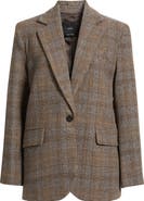 MANGO Roma One-Button Blazer