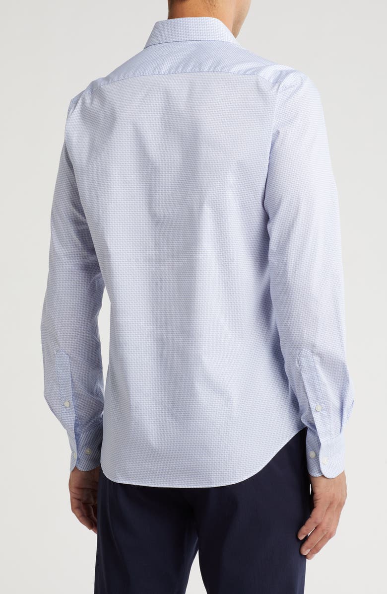 Tommy Hilfiger All Season Slim Fit Stretch Dress Shirt, Alternate, color, Glacier